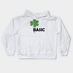 Basic: Three Leaf Clover Edition Kids Hoodie